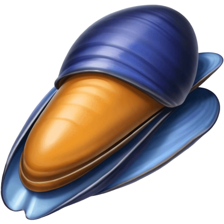 Blue mussel emoji