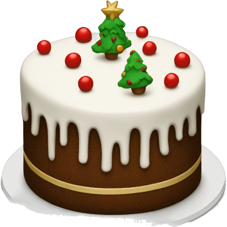 christmas cake emoji