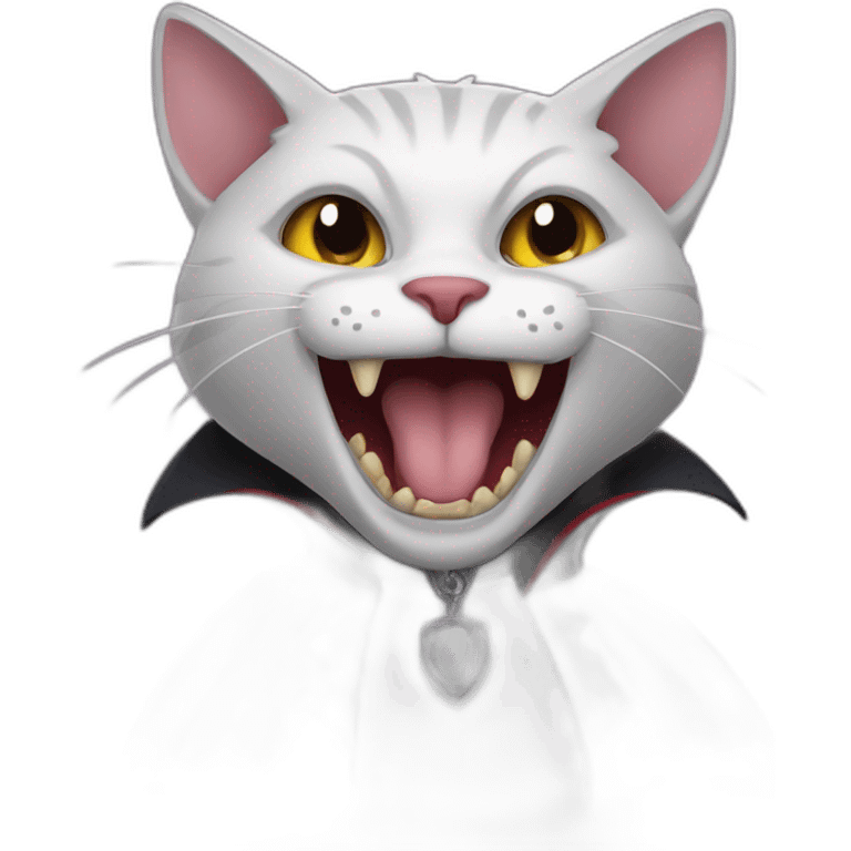 Cat vampire emoji