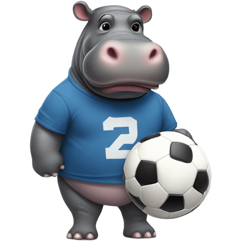 Soccer mom hippo emoji