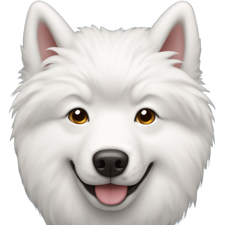 samoyed dog emoji