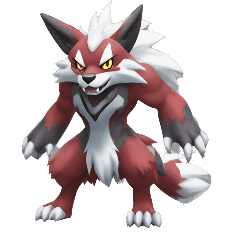  Incineroar Zoroark Lycanroc Fakemon emoji