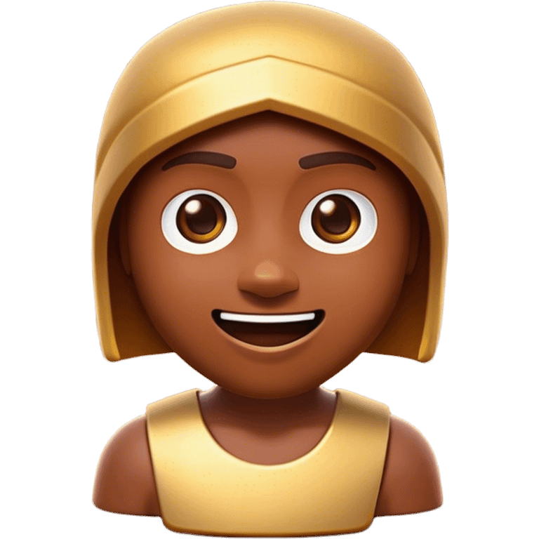 Clash of Clans aesthetic: Cinematic Playful Kinect Sensor Portrait Emoji, rendered in a 3D vector-style similar to standard emojis with minimal shading and bold, simplified shapes. A compact, distinct form with signature details, softly glowing with a modern gaming energy charm. Simplified yet unmistakably iconic, highly detailed and consistent, glowing with a soft radiance and high shine. Stylized with a touch of next-gen innovation and a soft glowing outline, capturing the essence of a beloved gaming relic with a friendly, playful manner! emoji