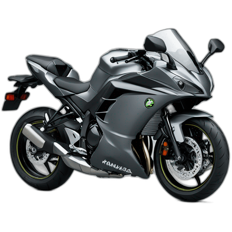 2023 Kawasaki Ninja 650 Metallic Matte Graphene Steel Gray emoji