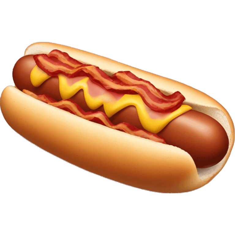 BACON WRAPPED HOT DOG emoji