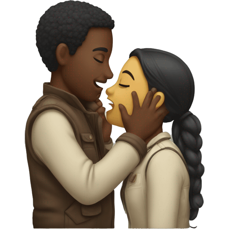 Girl kiss emoji