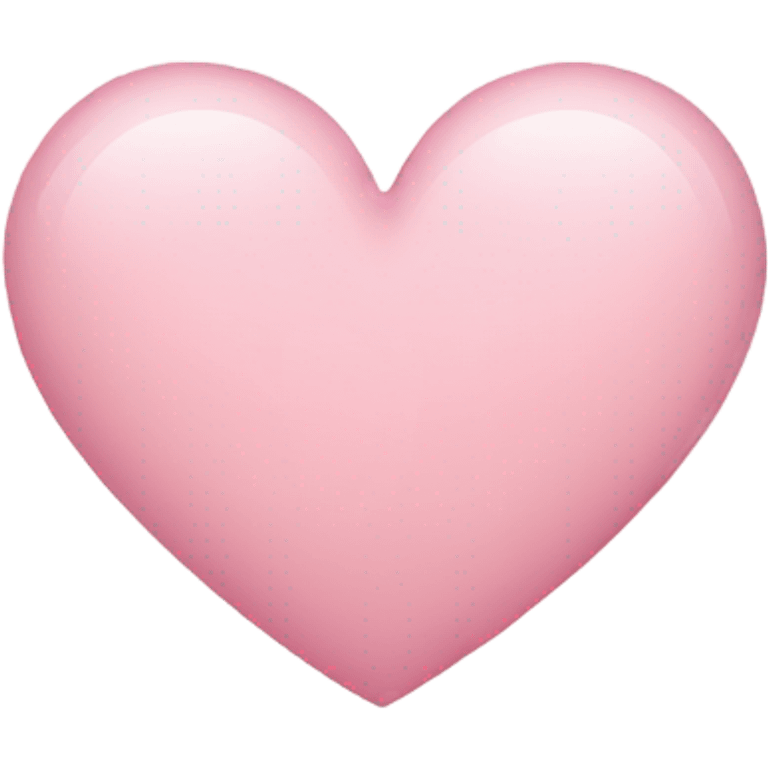 Light pink heart emoji