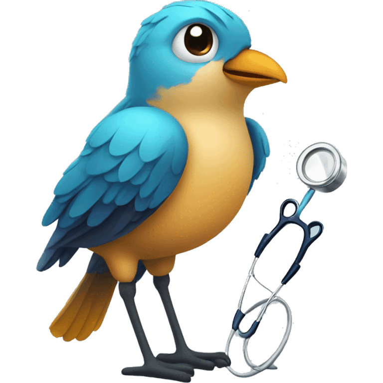 bird with stethoscope emoji