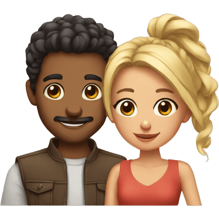 Cute couple emoji