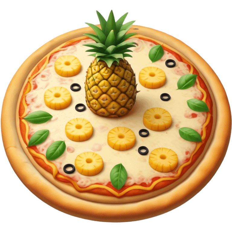 Pineapple pizza emoji