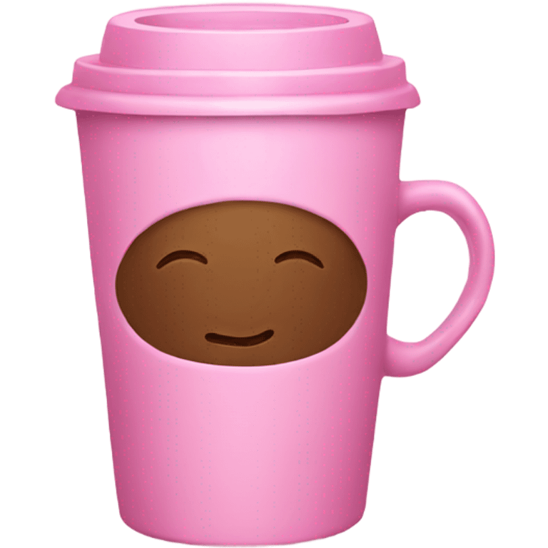 Pink coffee  emoji