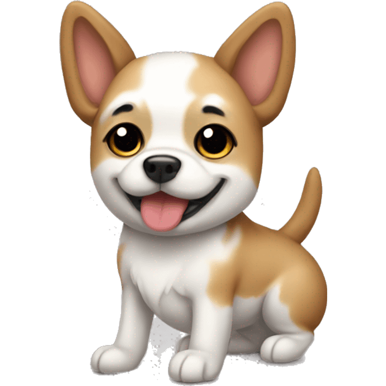 Chibi dog emoji