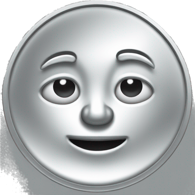 silver coin emoji