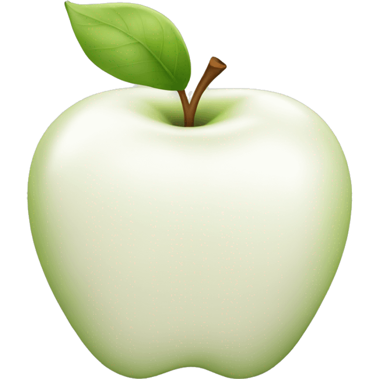 white apple emoji