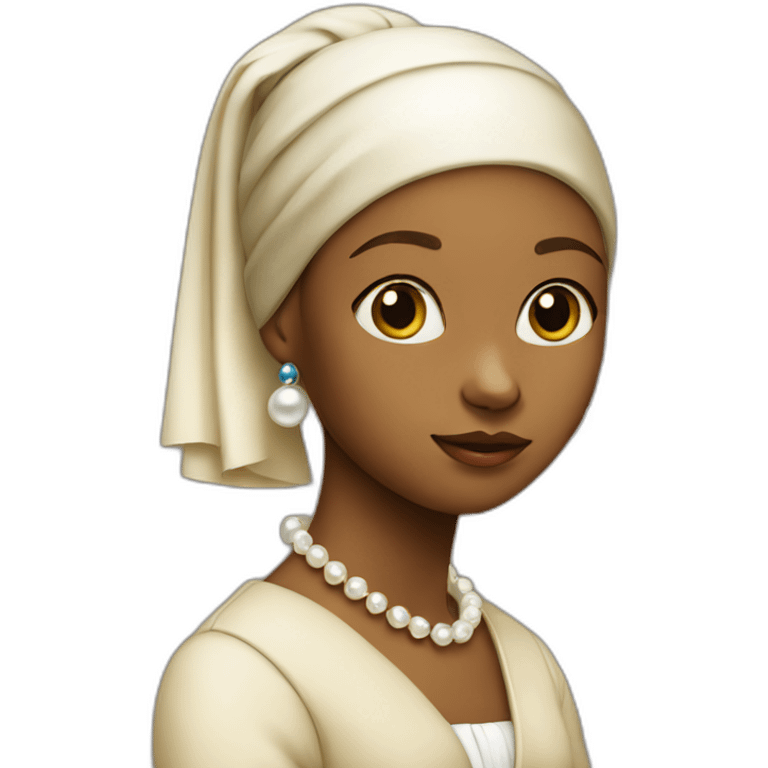 Girl with a Pearl Earring emoji