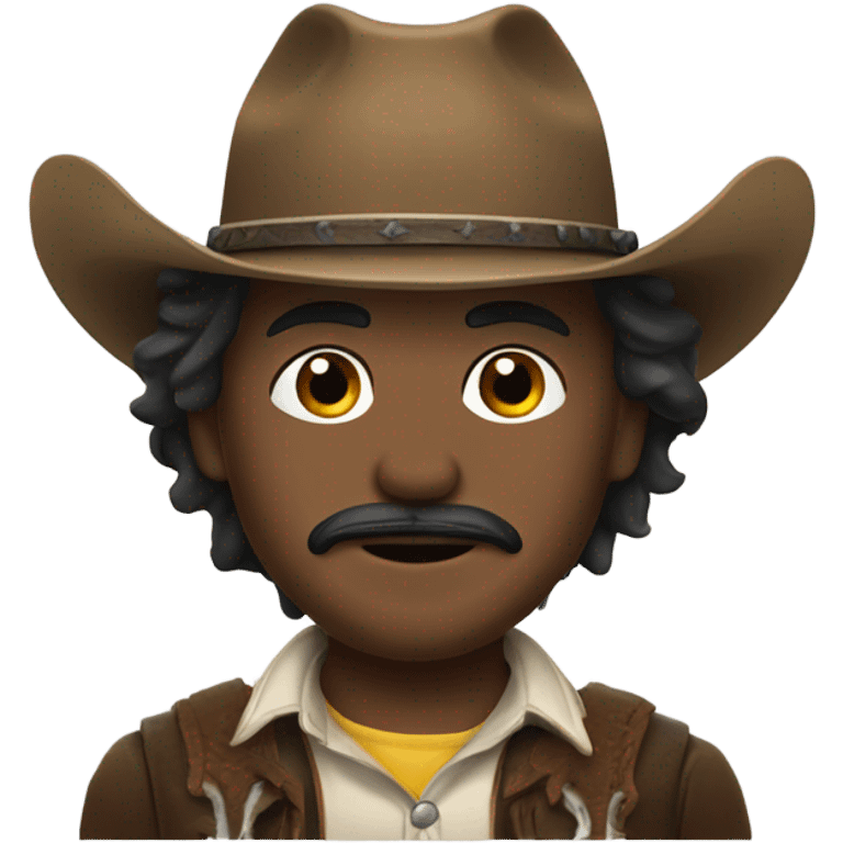 German sherperd with a cowboy hat emoji