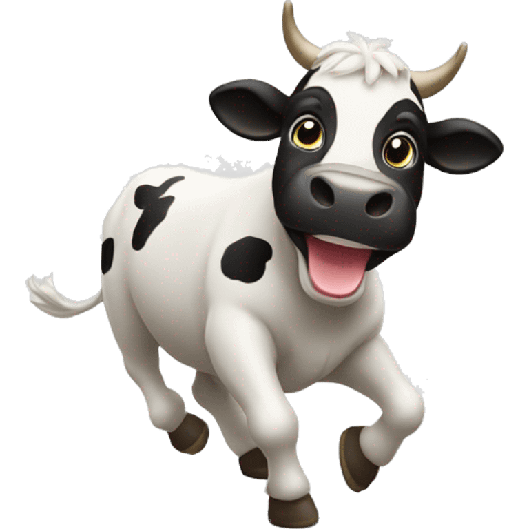 vache qui fait de la dance emoji