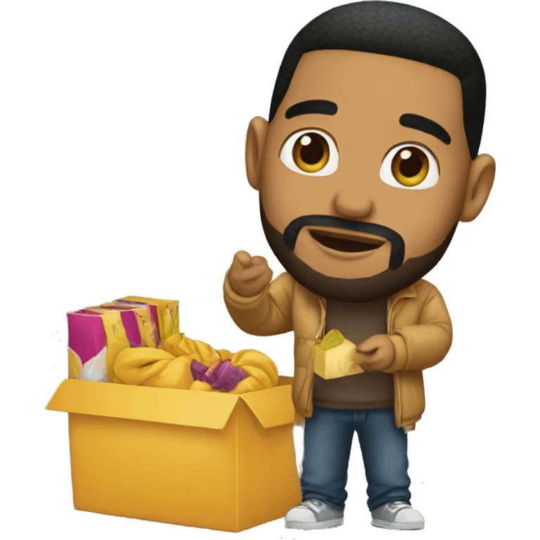 Drake selling something emoji