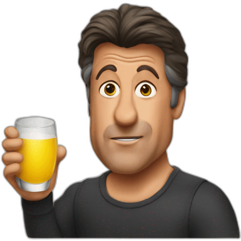 stallone drinking egg emoji