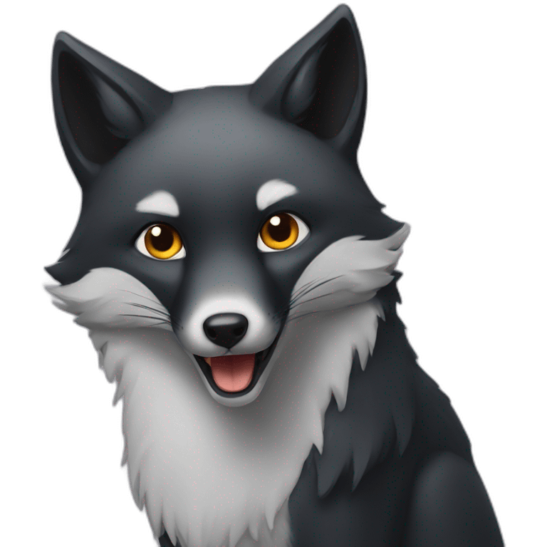 black-fox emoji