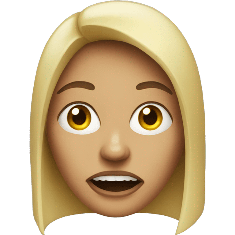 Scary woman  emoji