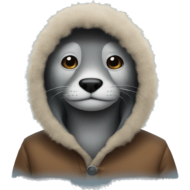 Lontra com frio  emoji