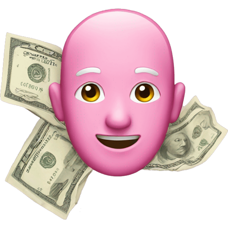 Pink money  emoji