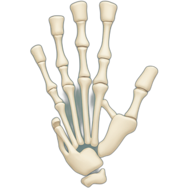 hand bones emoji