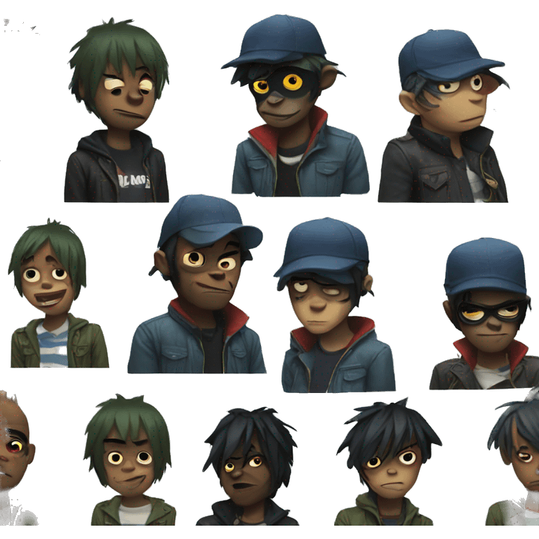 Gorillaz  emoji