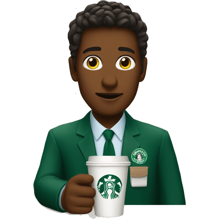 Go to work Starbucks  emoji