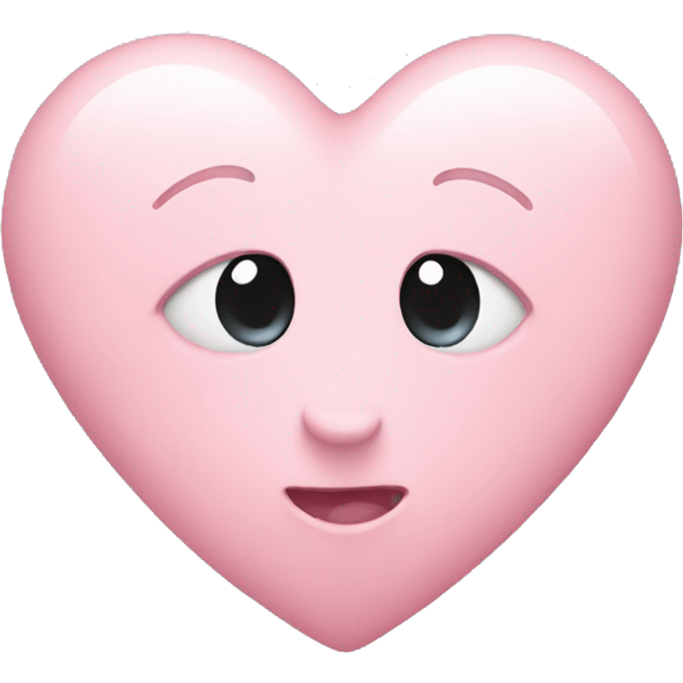 light pink heart emoji