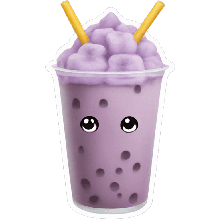 Taro boba emoji