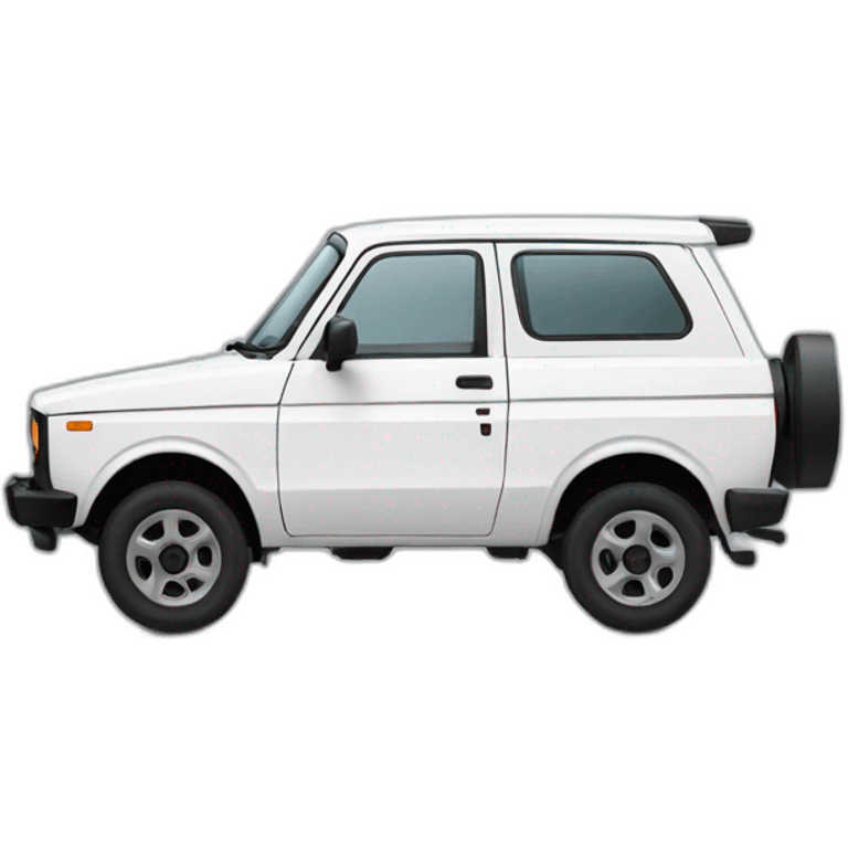 Lada niva white emoji