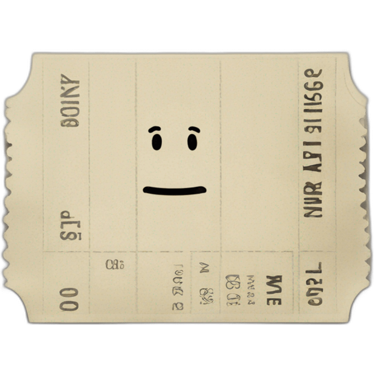 concert ticket emoji