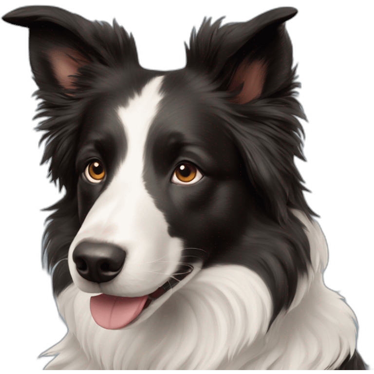 Deux chiens de race border-collie emoji