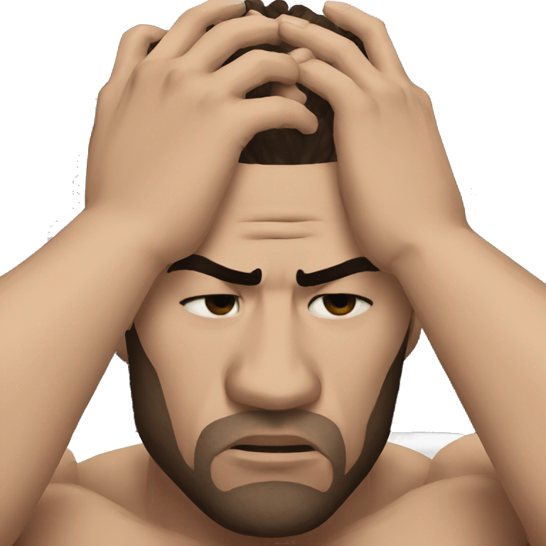 mma fighter facepalm emoji