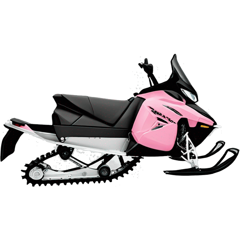 pink arctic cat snowmobile  emoji