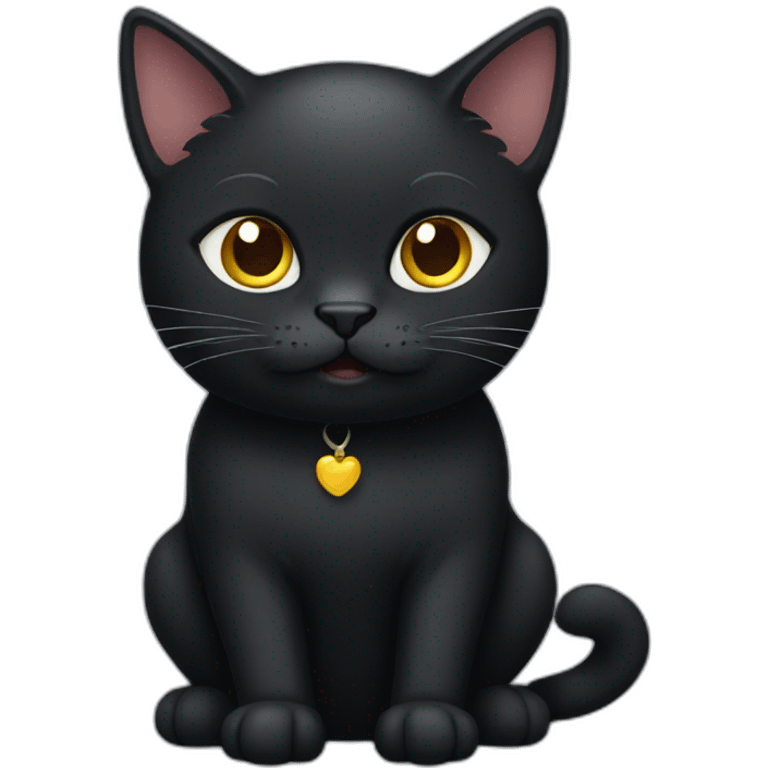 Black cat emoji