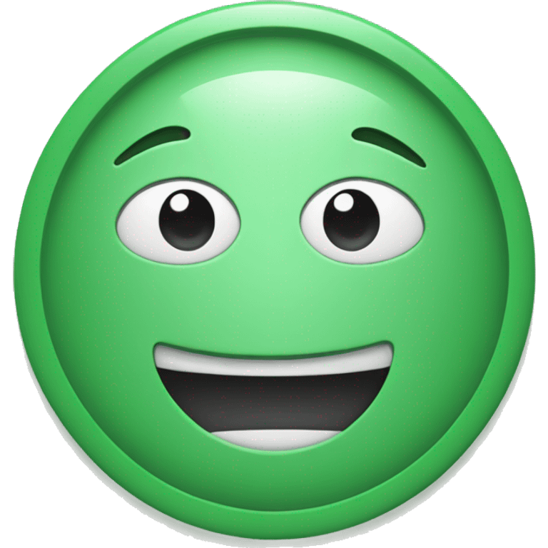 Digit 1 in green circle emoji