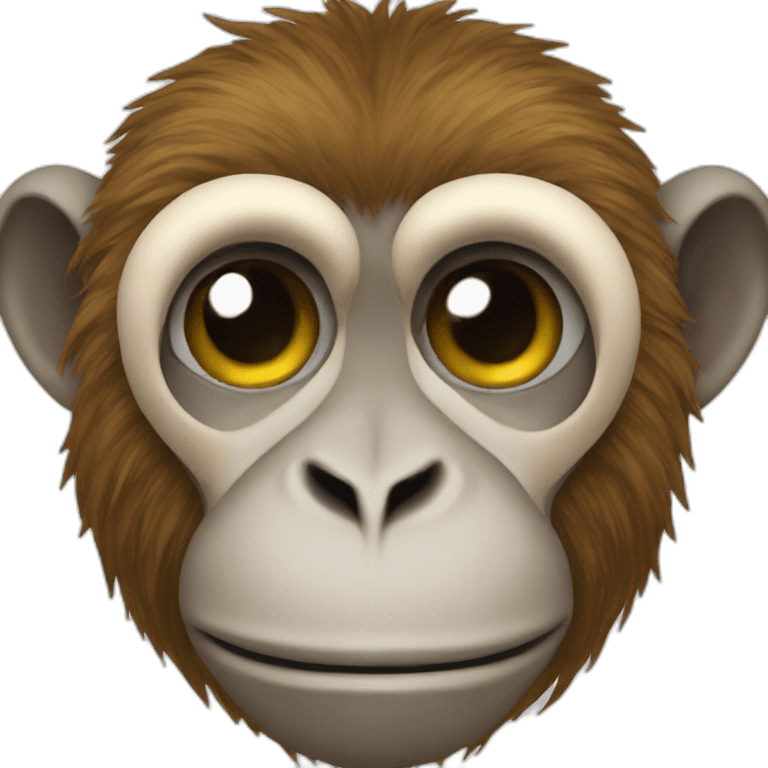 monkey with a bant emoji