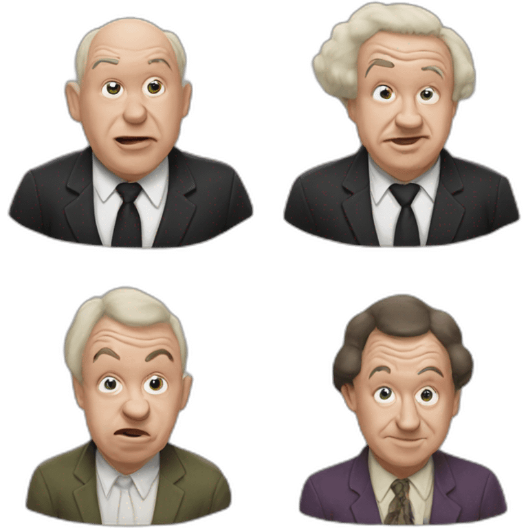 3 stooges emoji