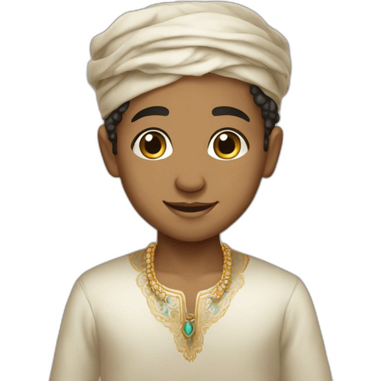 cute and luxury morrocan boy  emoji