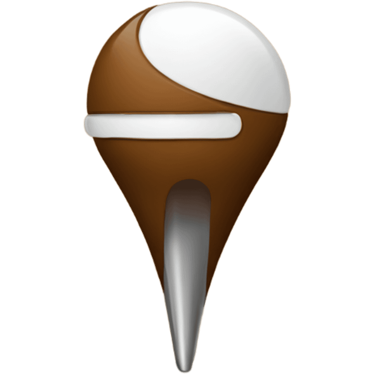 localisation pushpin brown  emoji