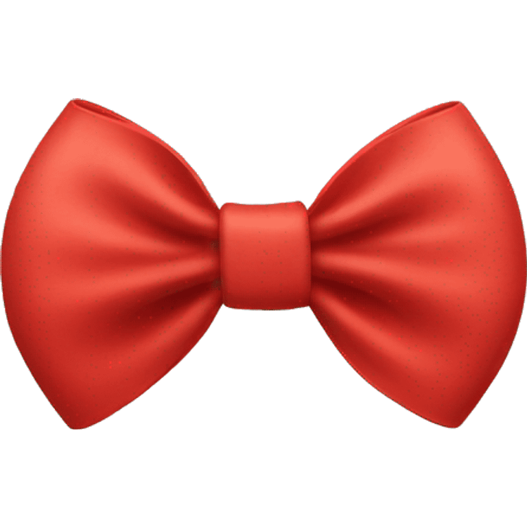 Hair bow in red  emoji