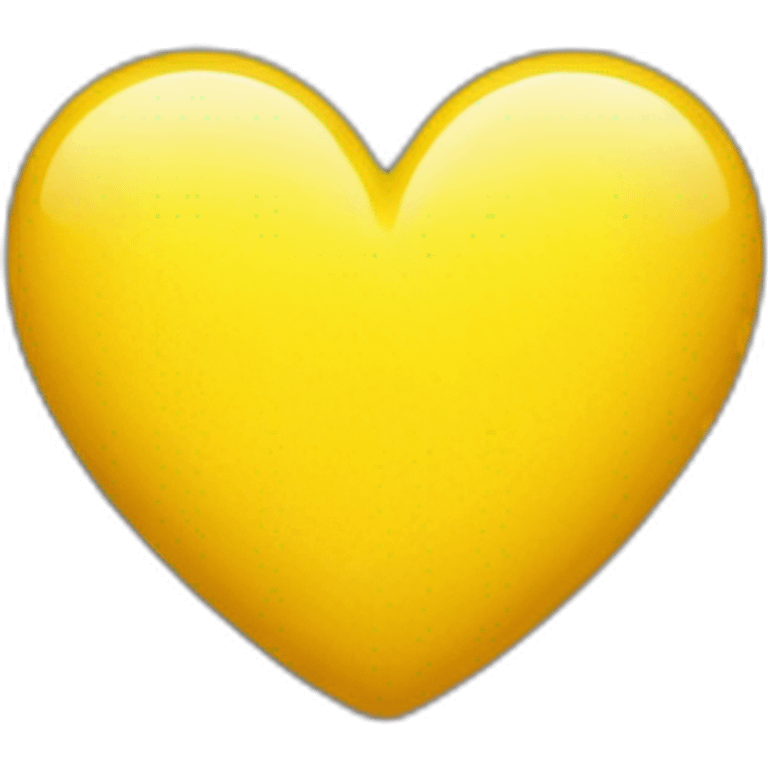 yellow heart emoji