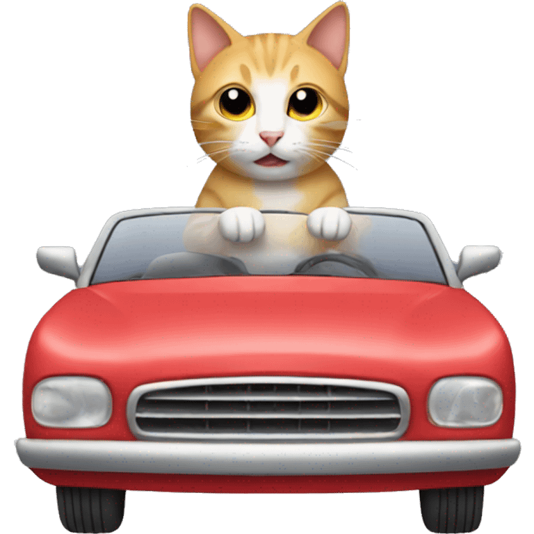 cat in car emoji