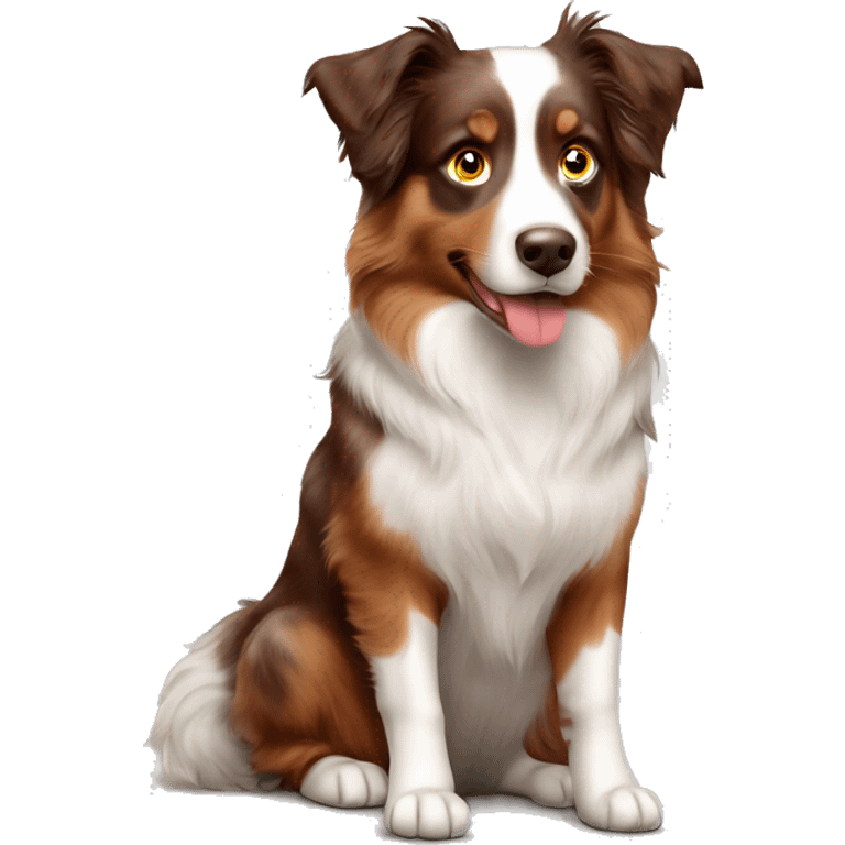 Australian shepherd red Merle emoji