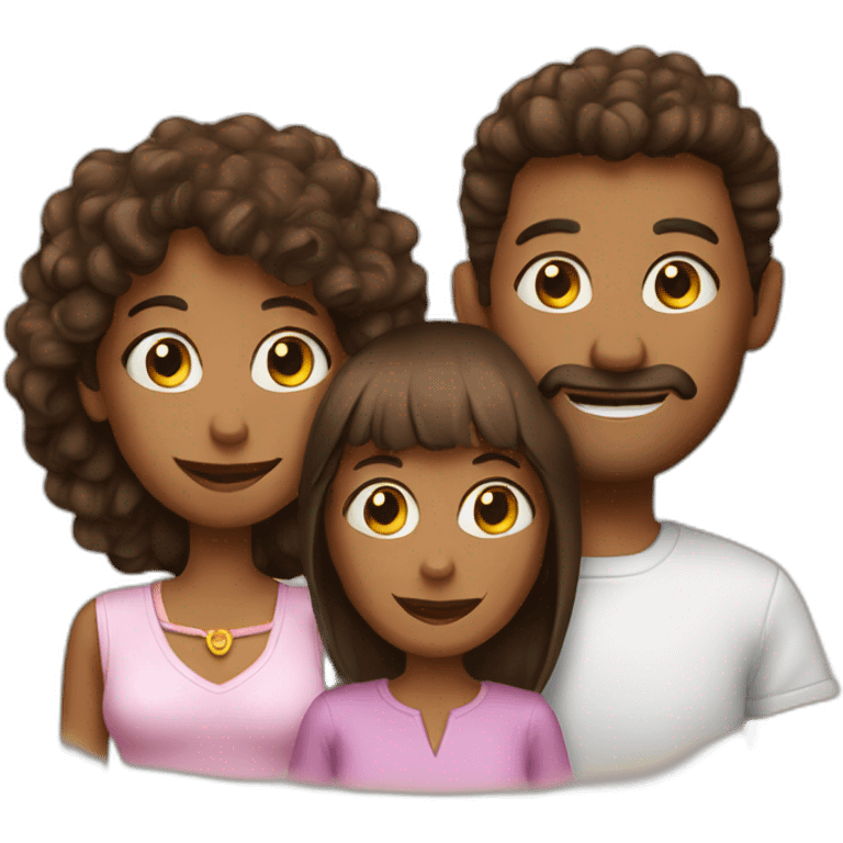 Familly-with-coffy emoji