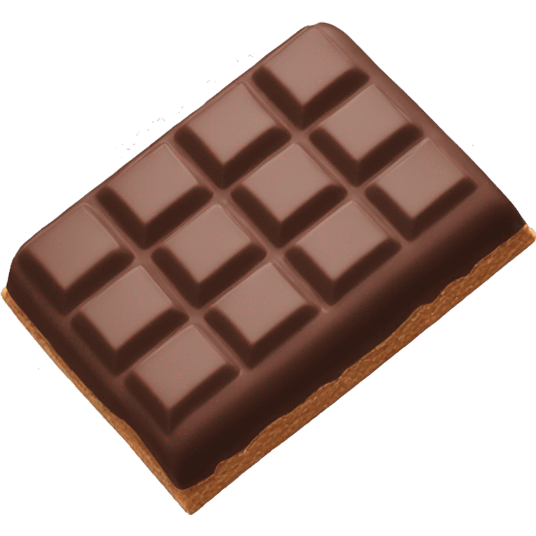 Pink single realistic chocolate bar  emoji