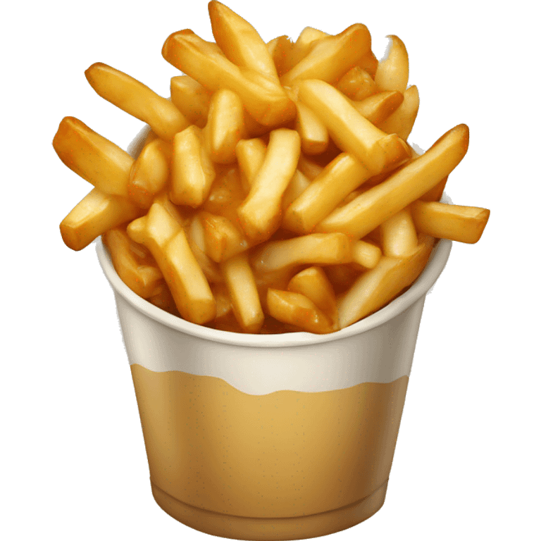 Poutine mange de la poutine emoji